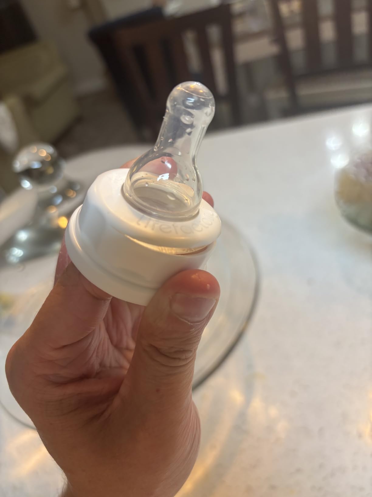 Lifefactory Baby Bottle Starter Set 12-Piece | 4 oz Mint & Blanket, 9 oz Kale & Blueberry | Includes Flat Caps, Sippy Caps, Stage 3 Nipples customer photo 1