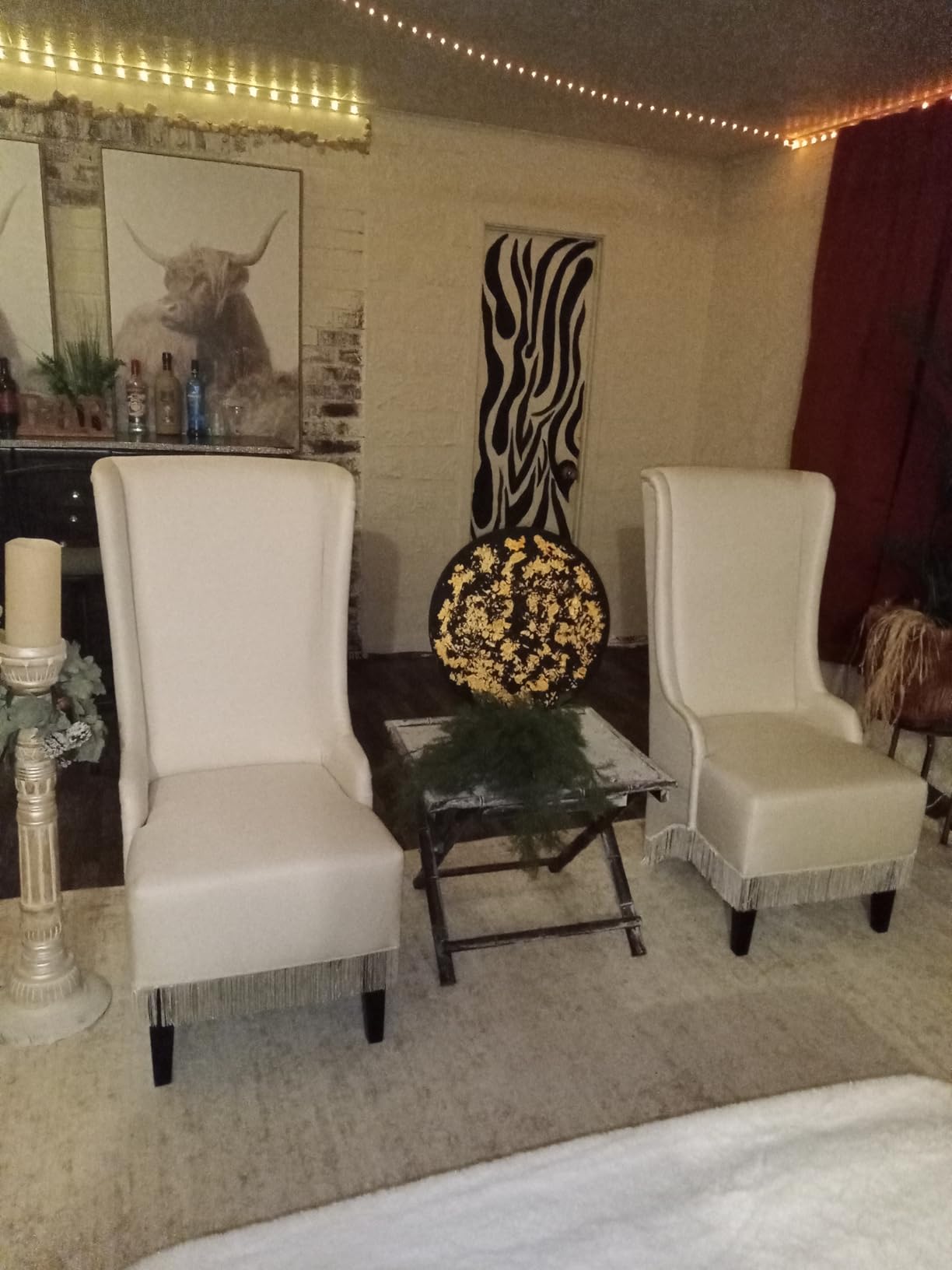 Christopher Knight Home Callie Fabric Dining Chair, Beige, 23.25