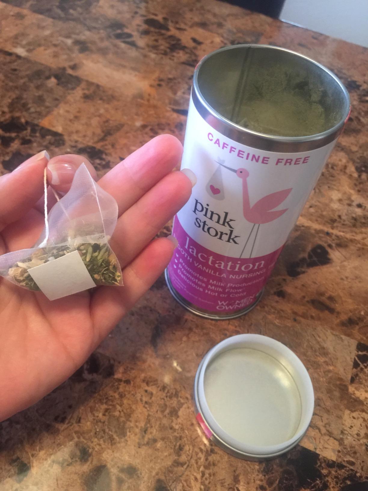 Pink Stork Organic Lactation Tea - Fenugreek, Fennel, Milk Thistle - 15 Sachets customer photo 2