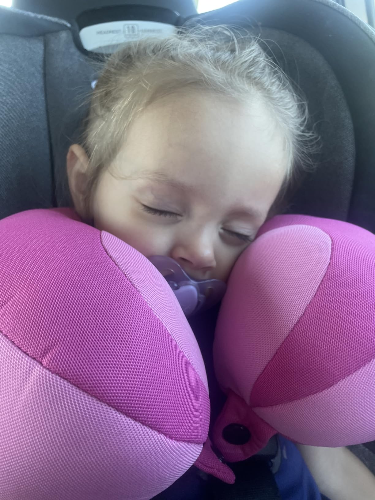 INFANZIA Kids Chin Supporting Travel Neck Pillow, Helps Support Head and Neck, Comfortably Designed for Head, Neck, and Chin Support - Ideal for Toddlers and Children, Black customer photo 2