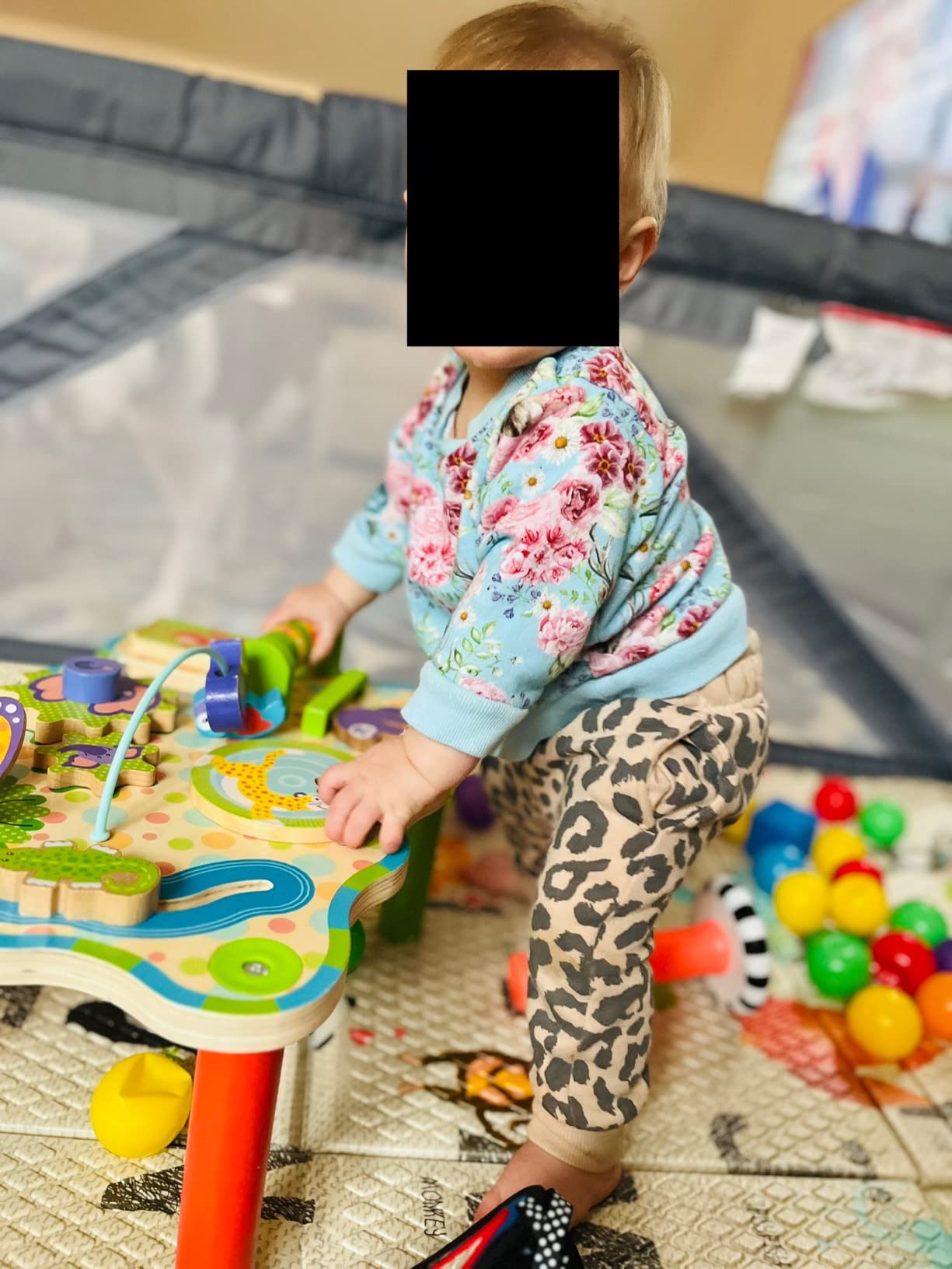 Melissa & Doug First Play Children's Jungle Wooden Activity Table for Toddlers customer photo 2