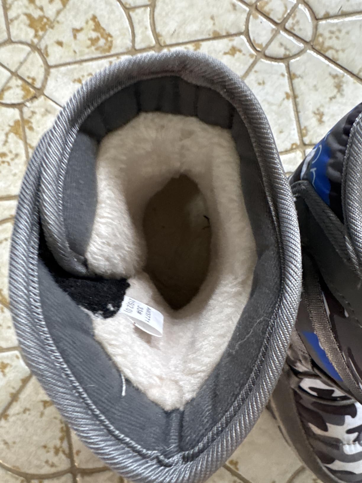 Boys Snow Boots Winter Waterproof Slip Resistant Cold Weather Shoes (Toddler/Little Kid/Big Kid) customer photo 2