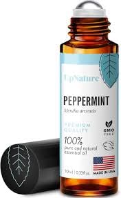 UpNature Peppermint Oil Roll On - 100% Natural Nausea & Morning Sickness Relief for Pregnant Women - Peppermint Essential Oil Pregnancy Must Haves Rollerball customer photo 1