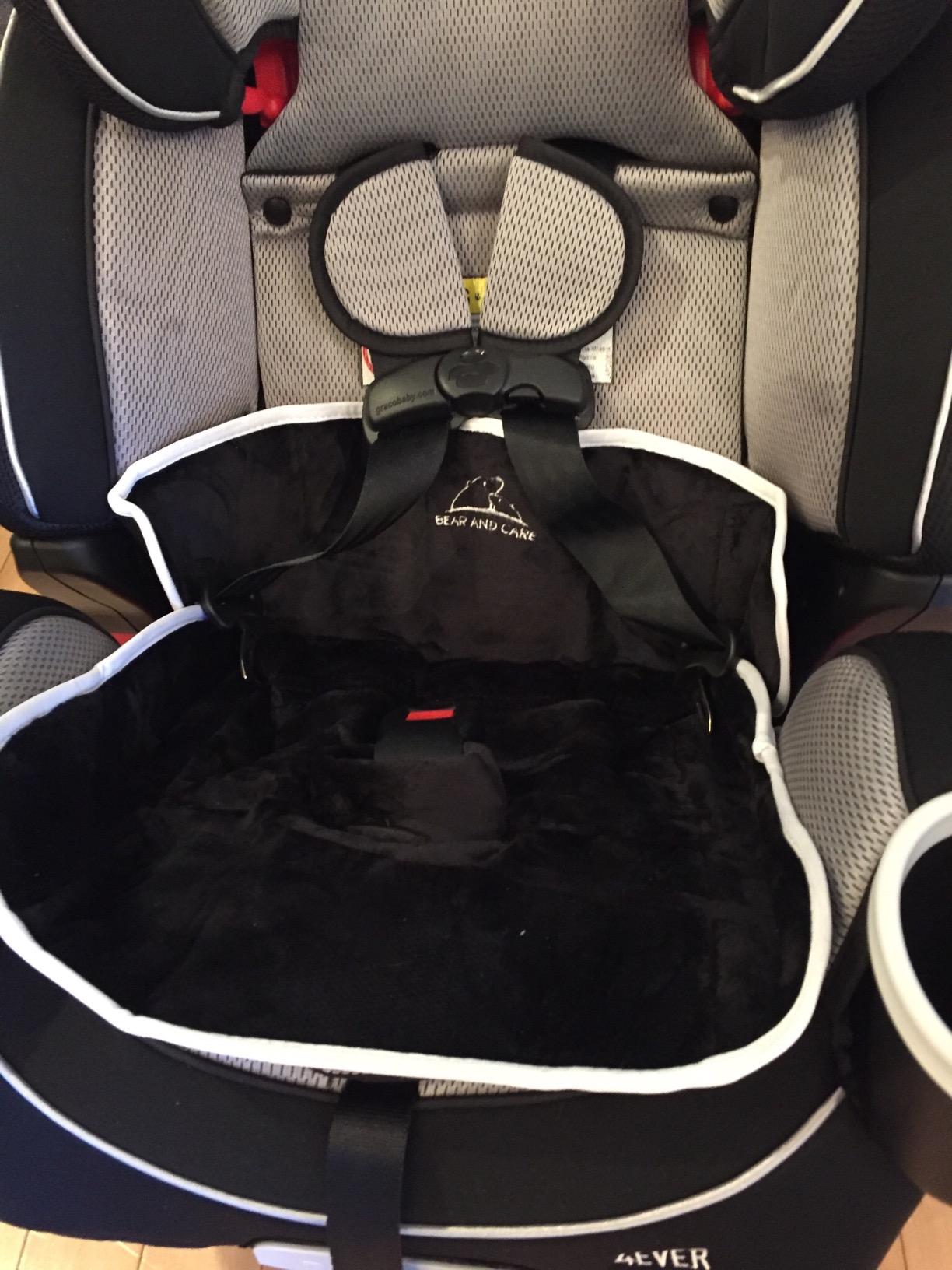 Bear and Care - Piddle Pads - Strollers, Bouncers & Car Seat Pad, Waterproof & Machine-Washable Cover on Car Potty for Toddler Toilet Training (Black, Pack of 2) customer photo 1