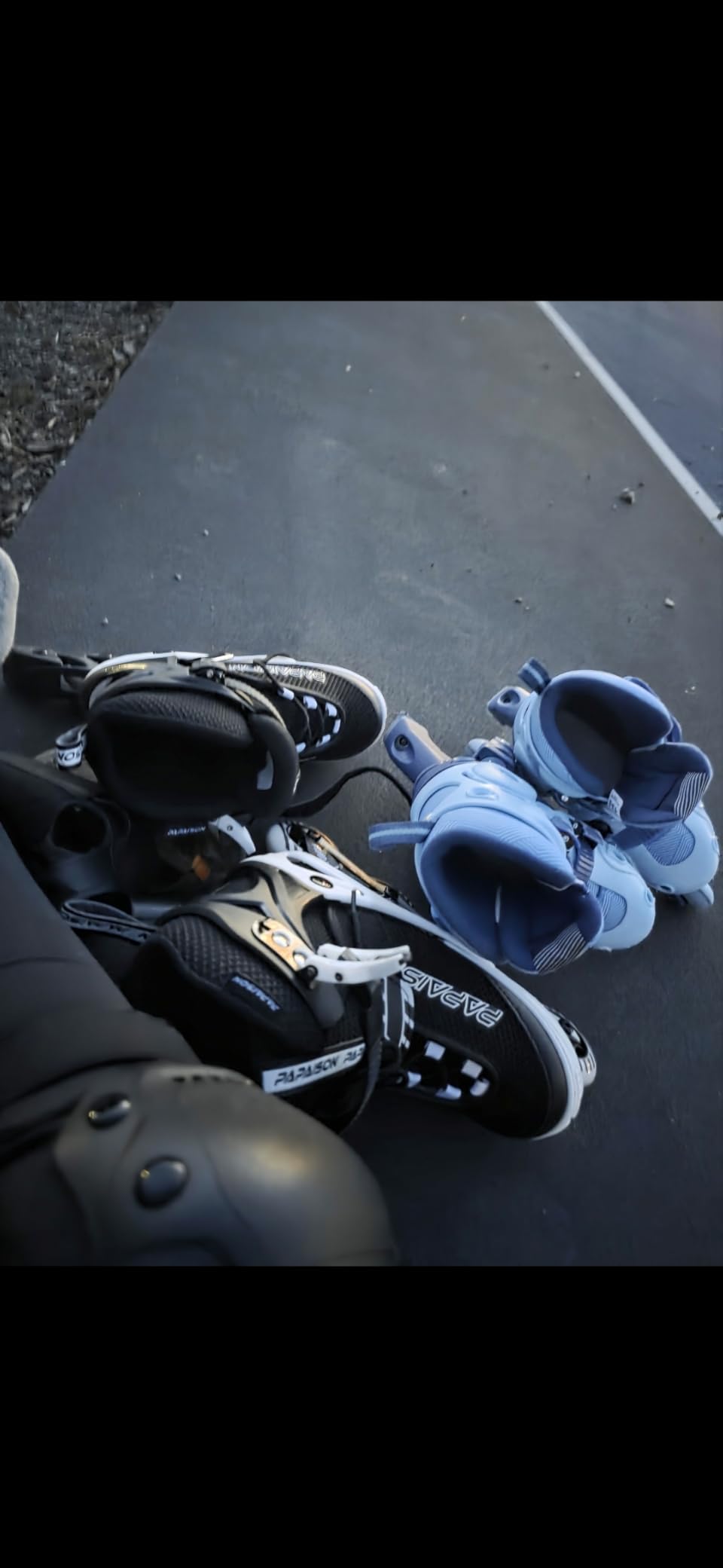 PAPAISON Adjustable Inline Skates for Kids and Adults with Full Light Up Wheels, Outdoor Roller Skates for Girls and Boys, Men and Women customer photo 1