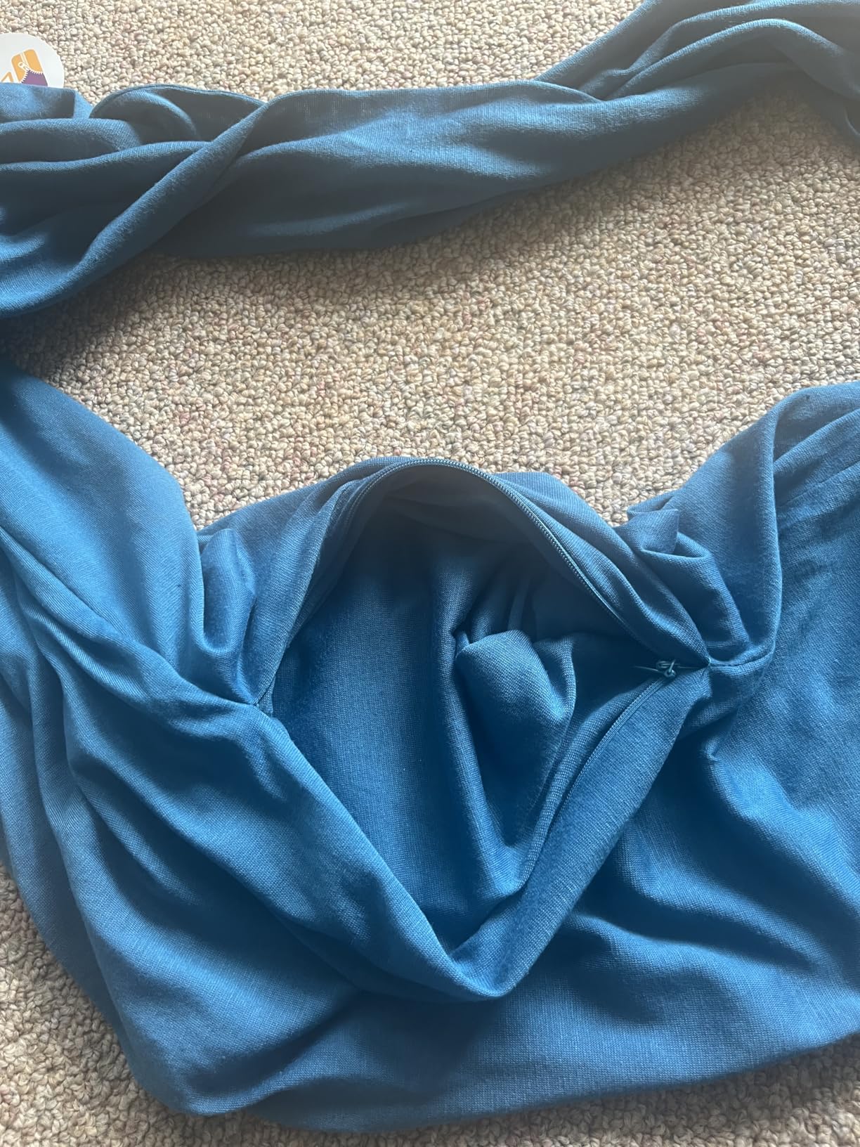 elzama Infinity Loop Solid Color Scarf With Hidden Zipper Pocket For Women - Lightweight Travel Neck Wrap customer photo 2