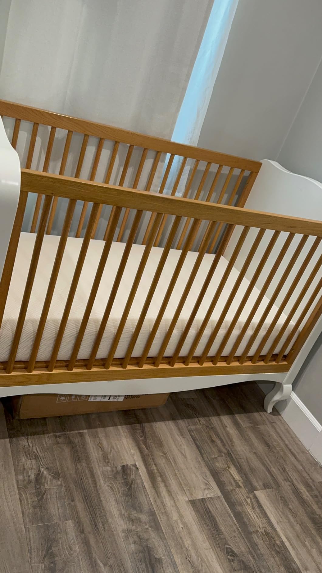 Naturepedic Organic Crib Mattress - 2-Stage Lightweight Infant & Toddler Mattress with Protector Pad customer photo 2