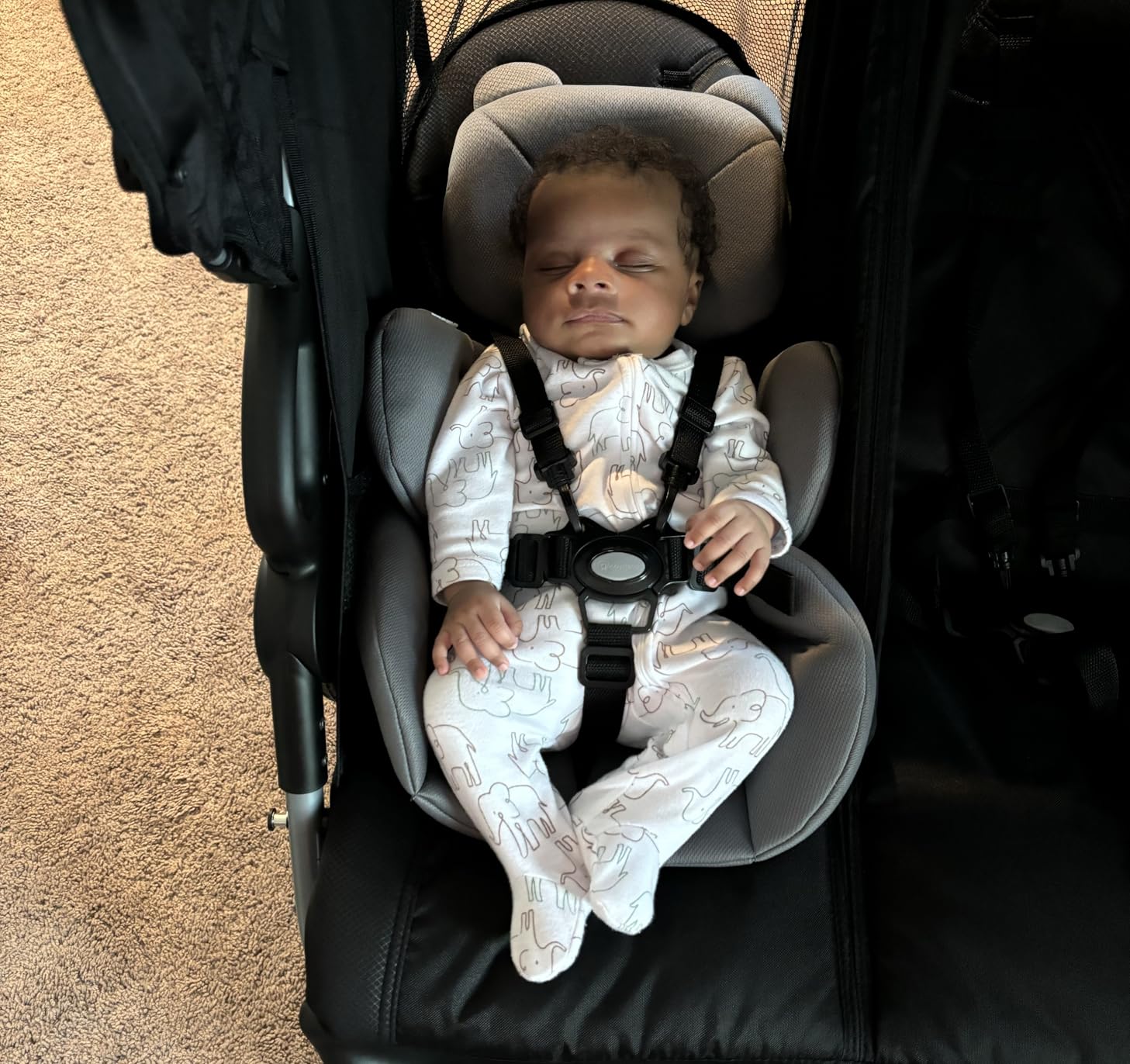 G Ganen Baby Comfort Support Cushion Stroller and Seat Comfort Cushion Insert Liner (Black Bear) customer photo 1