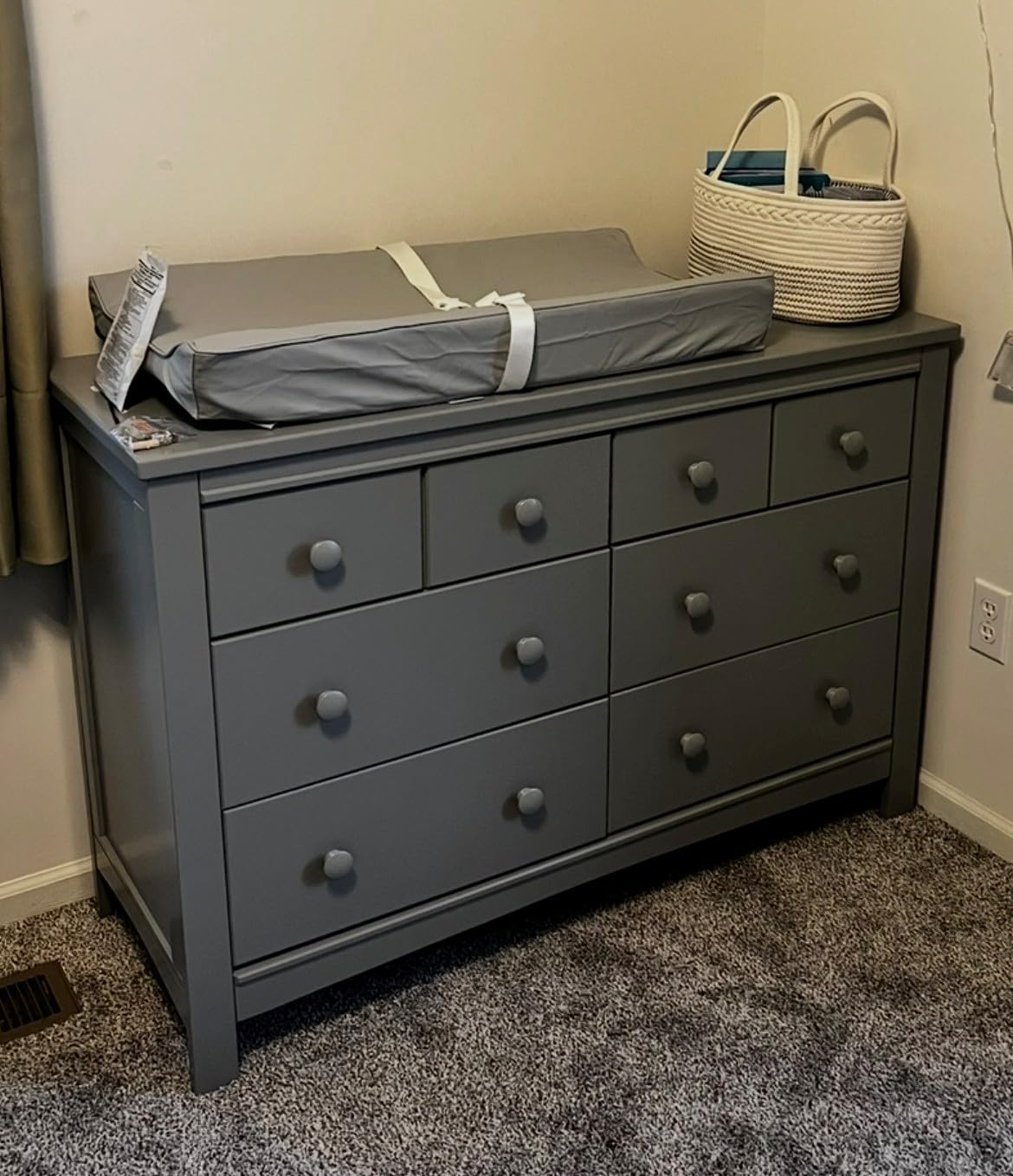 Graco Benton 6 Drawer Double Dresser (White) - Easy New Assembly Process, Universal Design, Durable Steel Hardware and Euro-Glide Drawers with Safety Stops customer photo 2