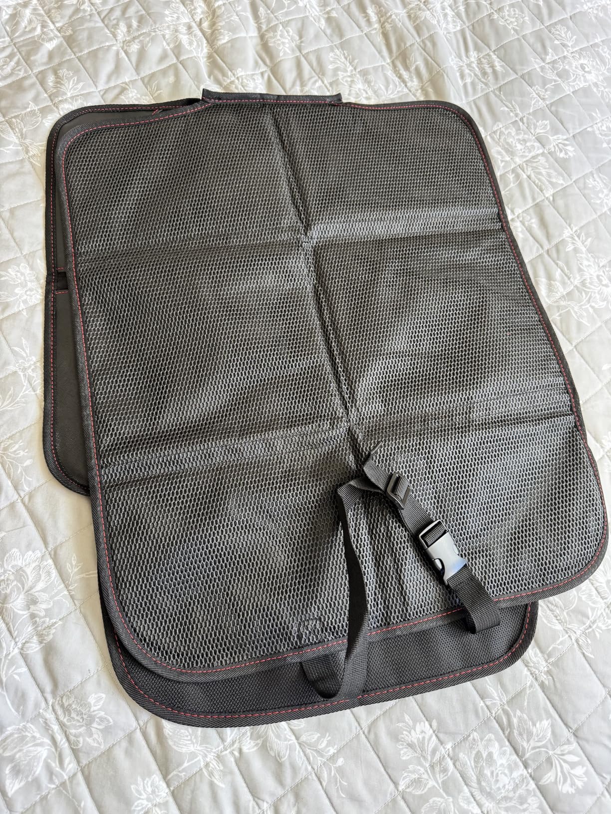 MORROLS Car Seat Protector, 2 Pack Carseat Protector with Thick Padding, Baby/Pets for Child Car Seat-Mesh Pockets-Waterproof-Universal Size (Black) customer photo 1