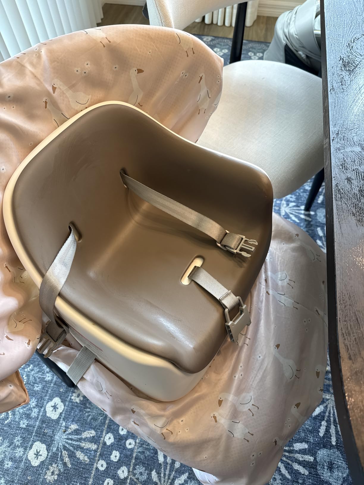 OXO Tot Nest Booster Seat with Removable Cushion - Gray customer photo 1