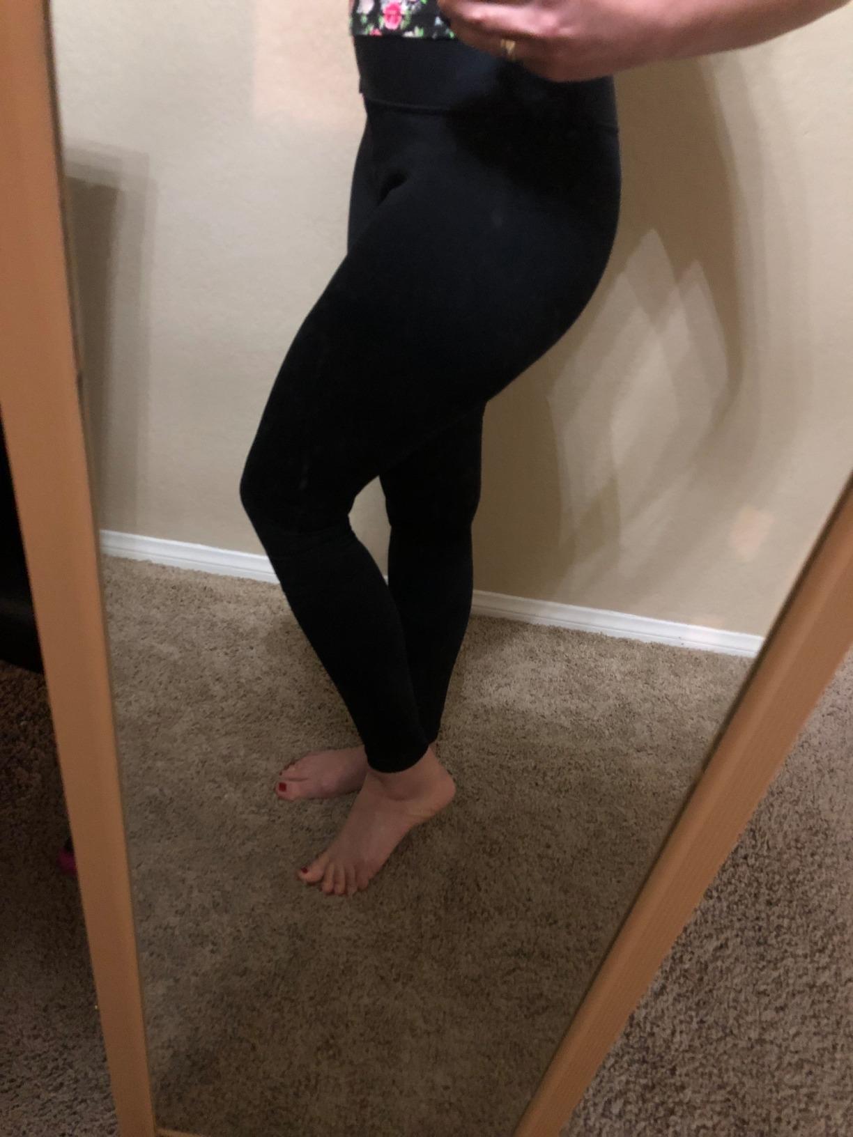Terramed Advanced Graduated Compression Leggings Women | 20-30 mmHg Footless Microfiber Leggings Tights customer photo 1
