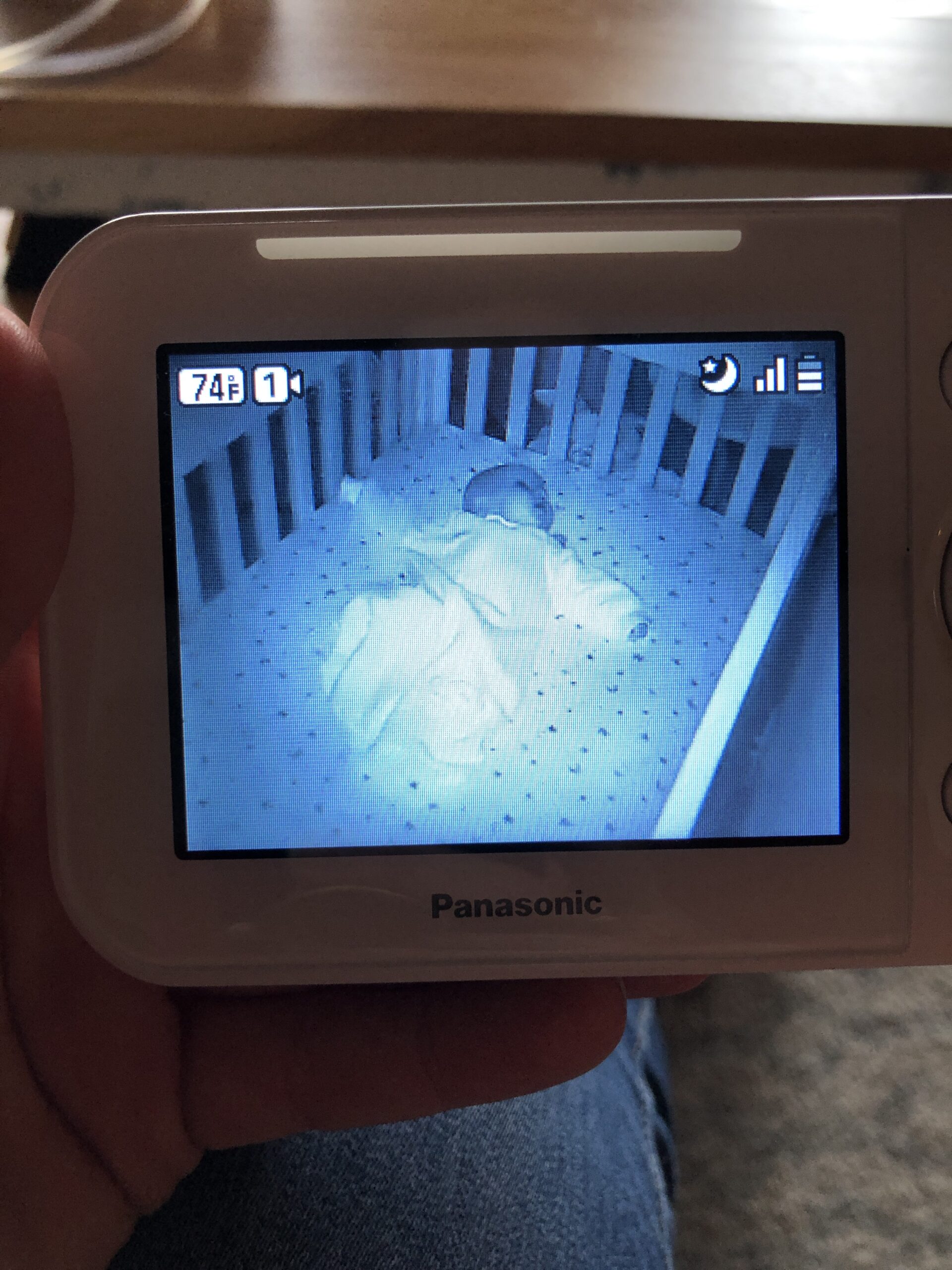 Panasonic Baby Monitor with Camera and Audio, 3.5