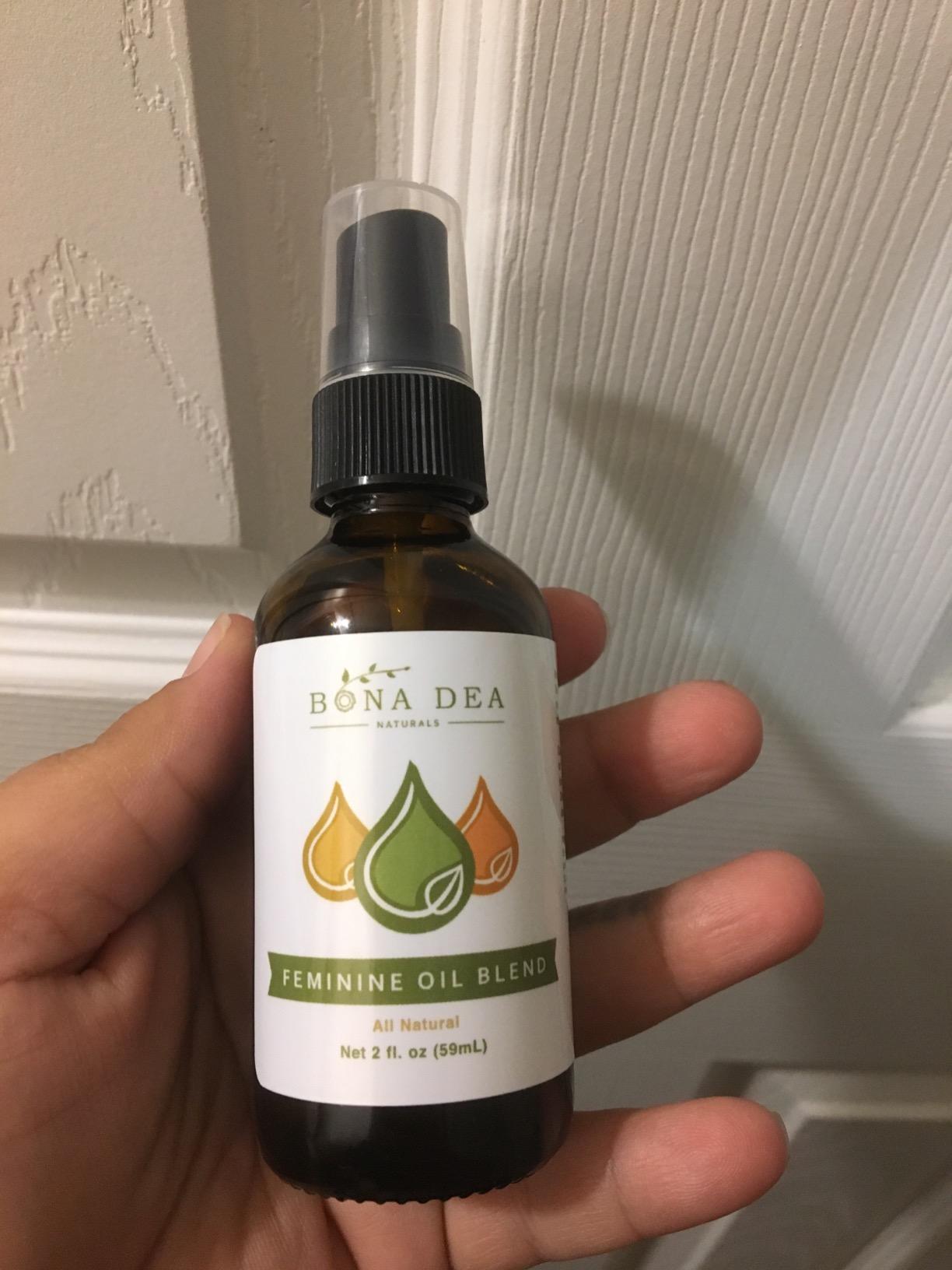 Feminine Spray for Women - All Natural Yoni Oil Deodorant & Moisturizer, Organic Essential Oils, Chemical-Free Perineal Massage Oil for Pregnancy, Sensitive Vaginal Care | 4 oz Refill Dropper Bottle customer photo 2