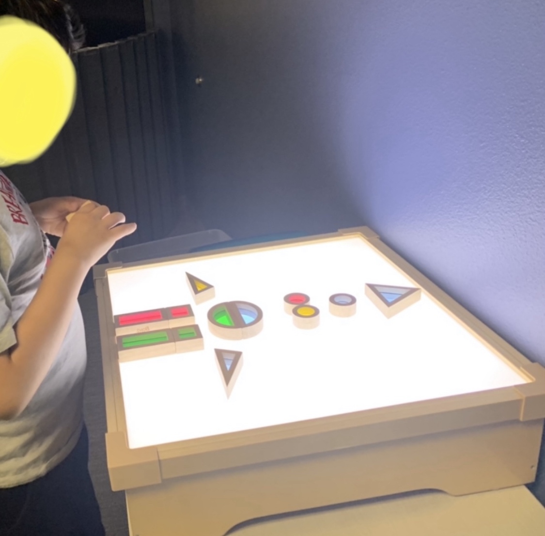 Guidecraft LED Tabletop Lightbox: Activity Light Table for Preschool, Classroom and Kids Playroom | Sensory Learning | Educational Play customer photo 1