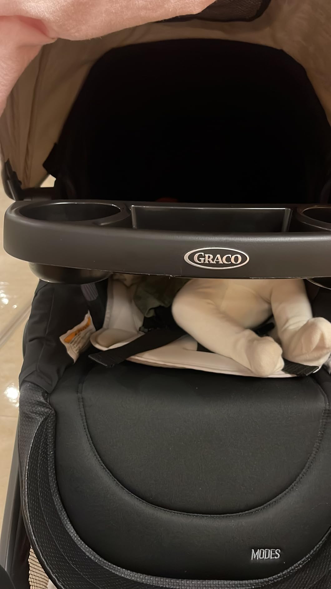 Graco Modes Element Baby Travel System, Infant Car Seat and Stroller Combo, Baby Essentials, Great Gift for New Parents and Baby Registry, Canter customer photo 2