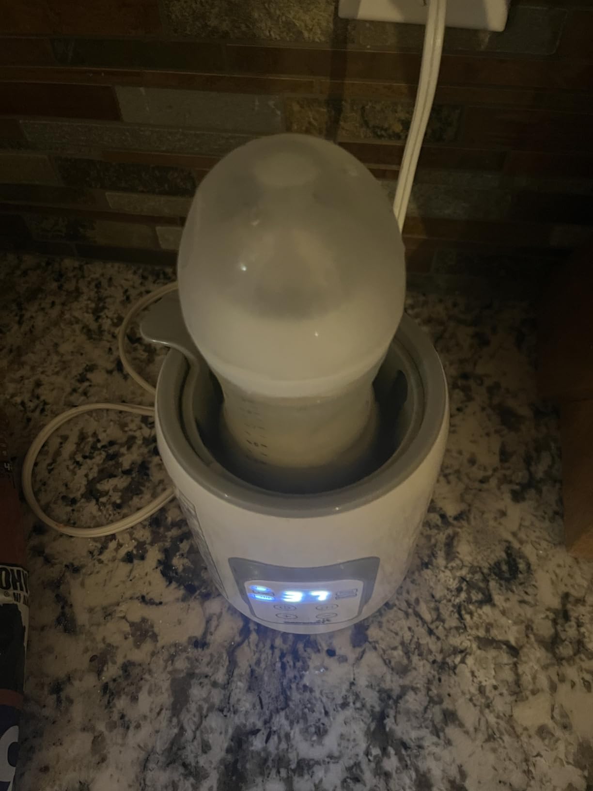 Grownsy 8-in-1 Fast Baby Bottle Warmer with Timer, Safe for Breastmilk Nutrients, Accurate Temperature Control, with Defrost, Sterilizing, Keep Warm, Heats Baby Food & Bottles customer photo 1