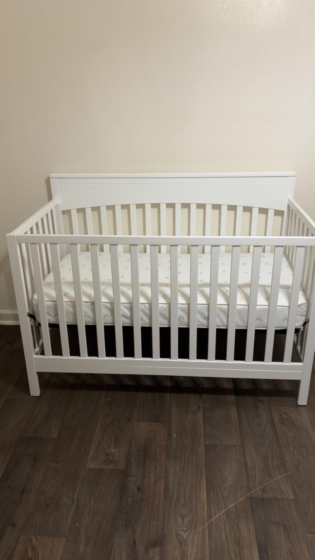 Oxford Baby Harper 4-in-1 Convertible Crib, Dove Gray, GreenGuard Gold Certified customer photo 2