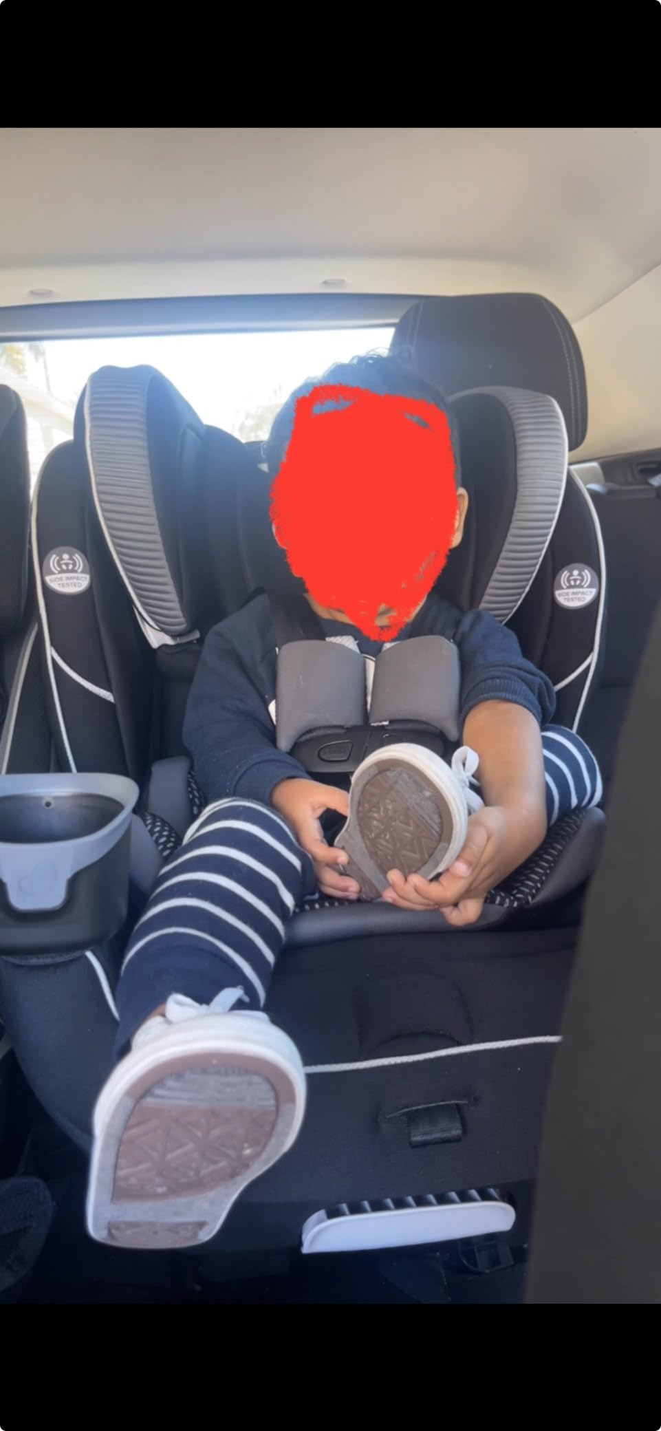 Evenflo EveryFit/All4One 3-in-1 Convertible Car Seat (Olympus Black) customer photo 2