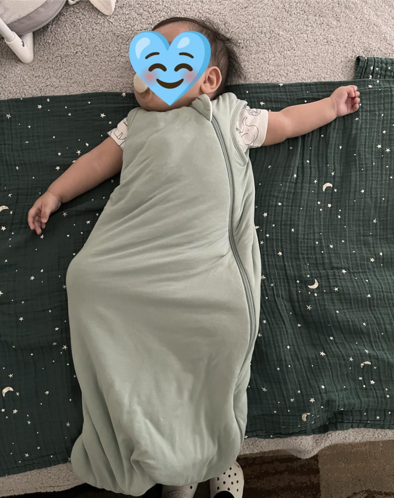 KYTE BABY Sleep Bag 1.0 TOG, Rayon Made From Bamboo Wearable Blanket, Dual Zipper For Infants And Toddlers Nursery Essentials customer photo 1