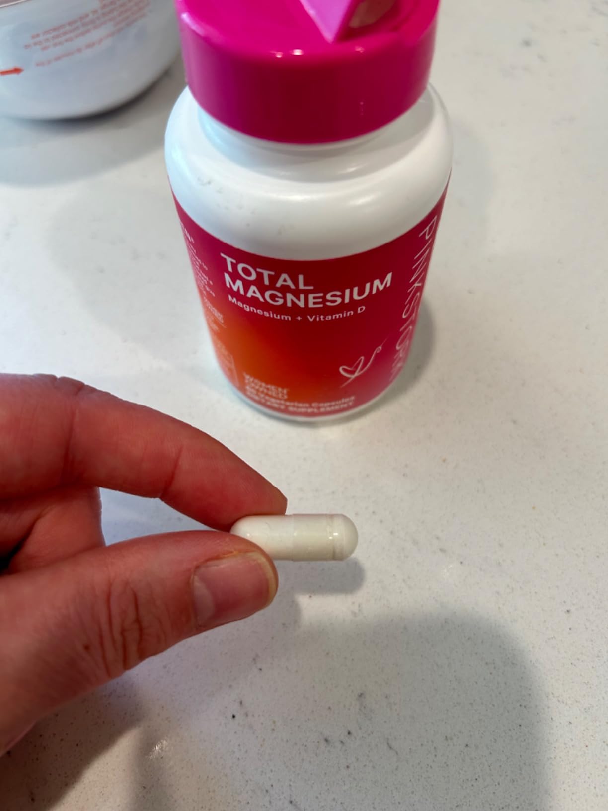 Pink Stork Magnesium Glycinate with Vitamin D - Magnesium Supplement for Women to Support Natural Calm, Mood, and Sleep - Hormone Balance for Women - 60 Capsules, 1 Month Supply customer photo 1