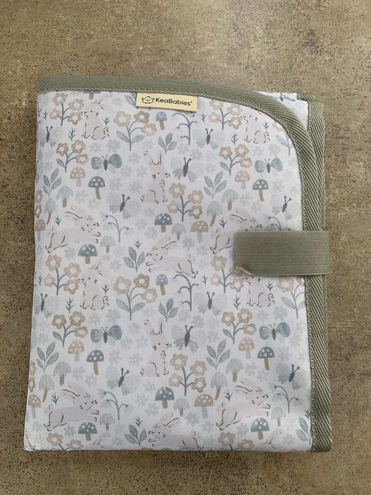 KeaBabies Portable Diaper Changing Pad, Easy Wipe Clean - Foldable Waterproof Baby Changing Mat for Diaper Bag, Compact, Lightweight, 25x13 Newborn, Infant, Baby Changer Travel Essential (Black Geo) customer photo 2