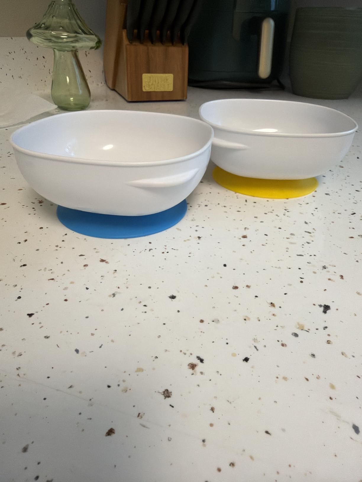 Dr. Brown's No-Slip Strong Suction Bowls for Babies and Toddlers, Baby Led Feeding, 2-Pack, BPA Free, 4m+ customer photo 1