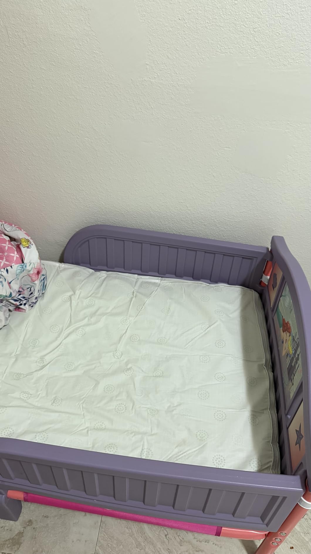 Delta Children Twinkle Galaxy Dual Sided Crib and Toddler Mattress - Premium Sustainably Sourced Fiber Core - Waterproof - GREENGUARD Gold Certified (Non-Toxic) - 7 Year Warranty - Made in USA customer photo 1