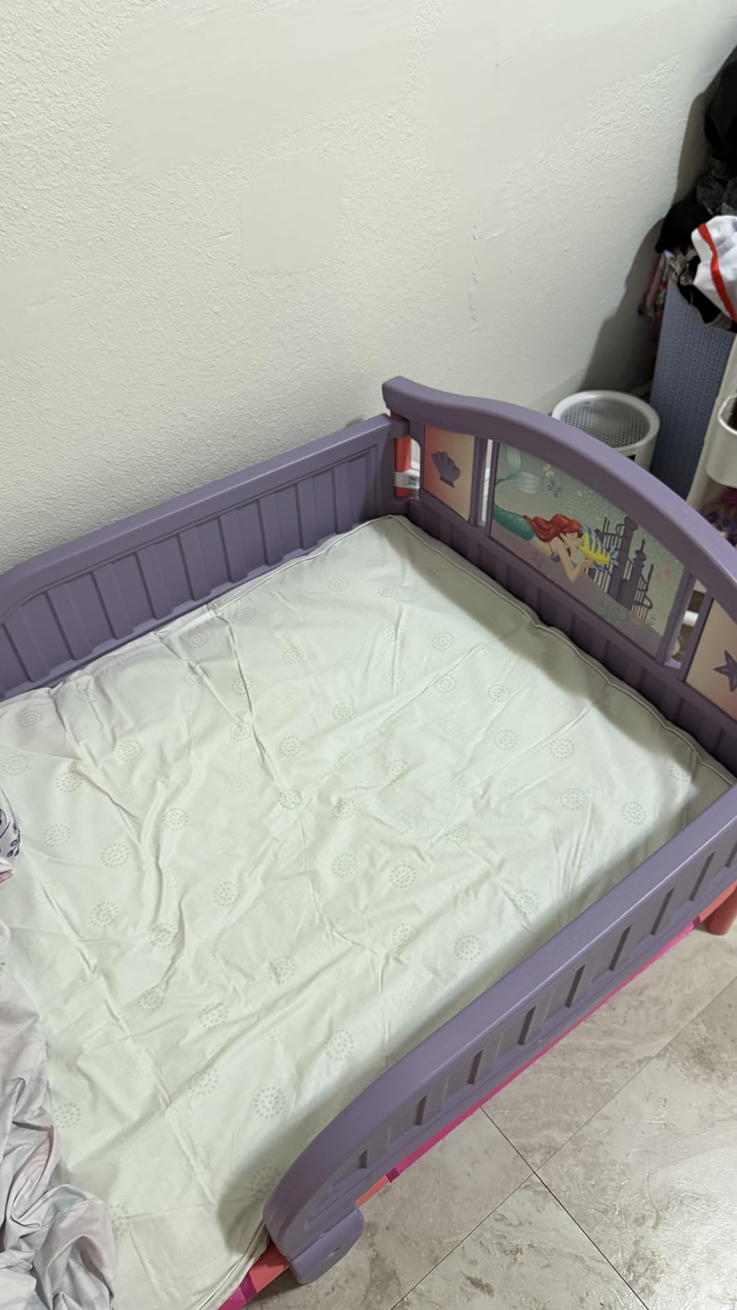 Delta Children Twinkle Galaxy Dual Sided Crib and Toddler Mattress - Premium Sustainably Sourced Fiber Core - Waterproof - GREENGUARD Gold Certified (Non-Toxic) - 7 Year Warranty - Made in USA customer photo 2
