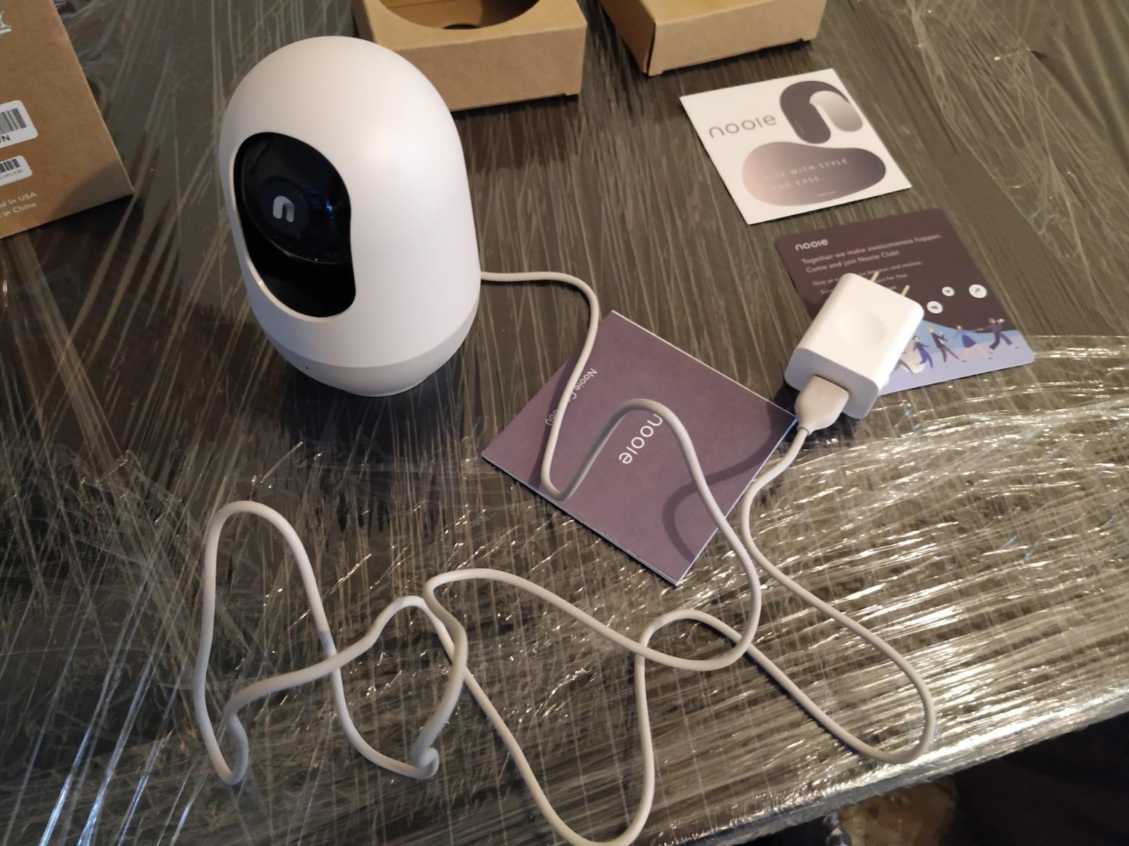nooie Baby Monitor with SD Card,Baby Monitor with Camera 360 Camera, WiFi Baby Cam with Phone App, AI MotionTracking and Sound Detection,1080P Night Vision Two-Way Audio customer photo 2