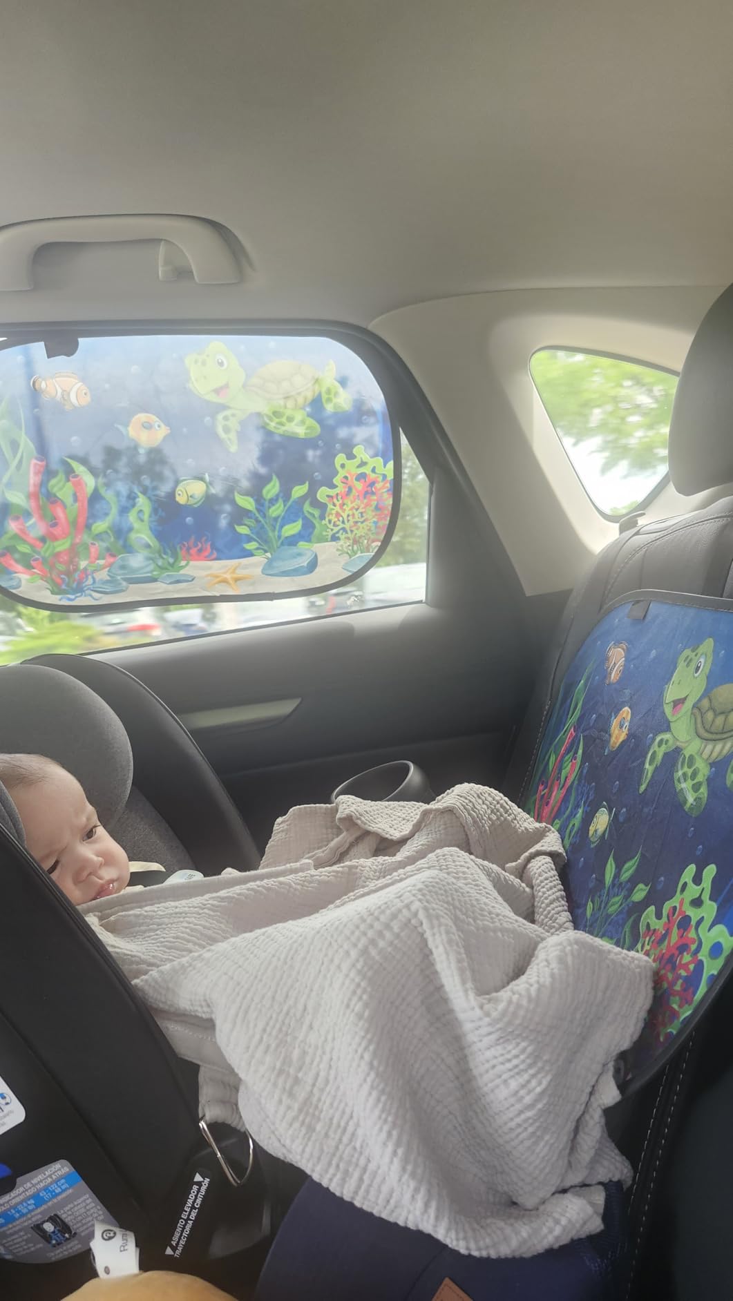 CARAMAZ Car Window Shade for Baby with Certified UV-Protection 2 Pack - 20