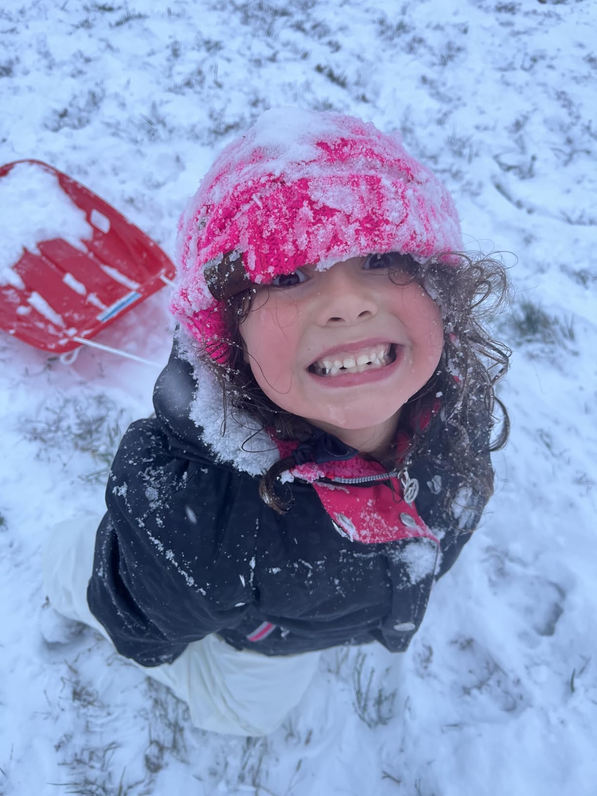 Girls and Toddlers' Water-Resistant Ski & Snow Bib Overall customer photo 1