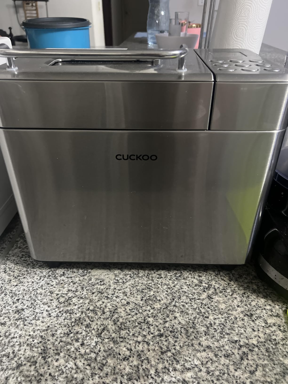 CUCKOO Bread Maker Machine with 15 Menu Options + 3 Crust Colors, 2 lbs Bread Machine with Automatic Fruit & Nut Dispenser, Includes 6 Accessories, Ideal Breadmaker for Sourdough (CBM-AAB101S) customer photo 1