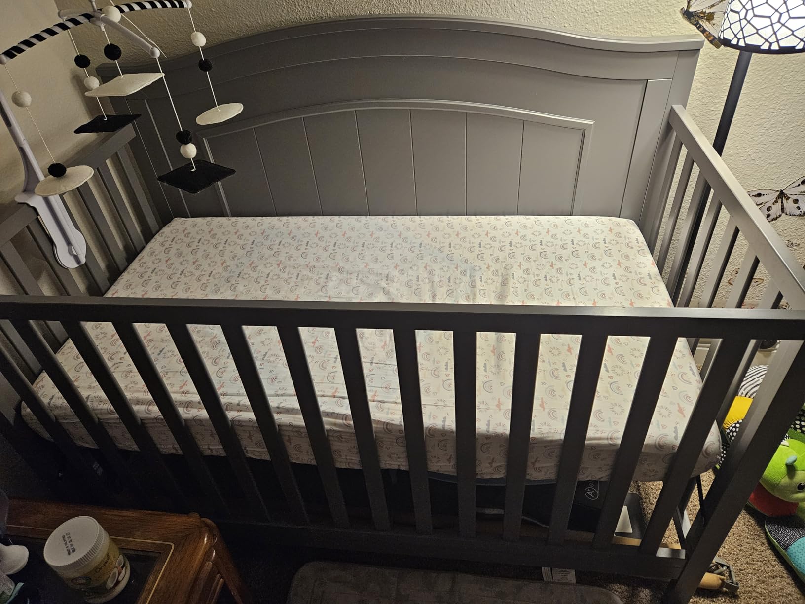 Oxford Baby North Bay 4-in-1 Convertible Crib, Espresso Brown, GreenGuard Gold Certified customer photo 2