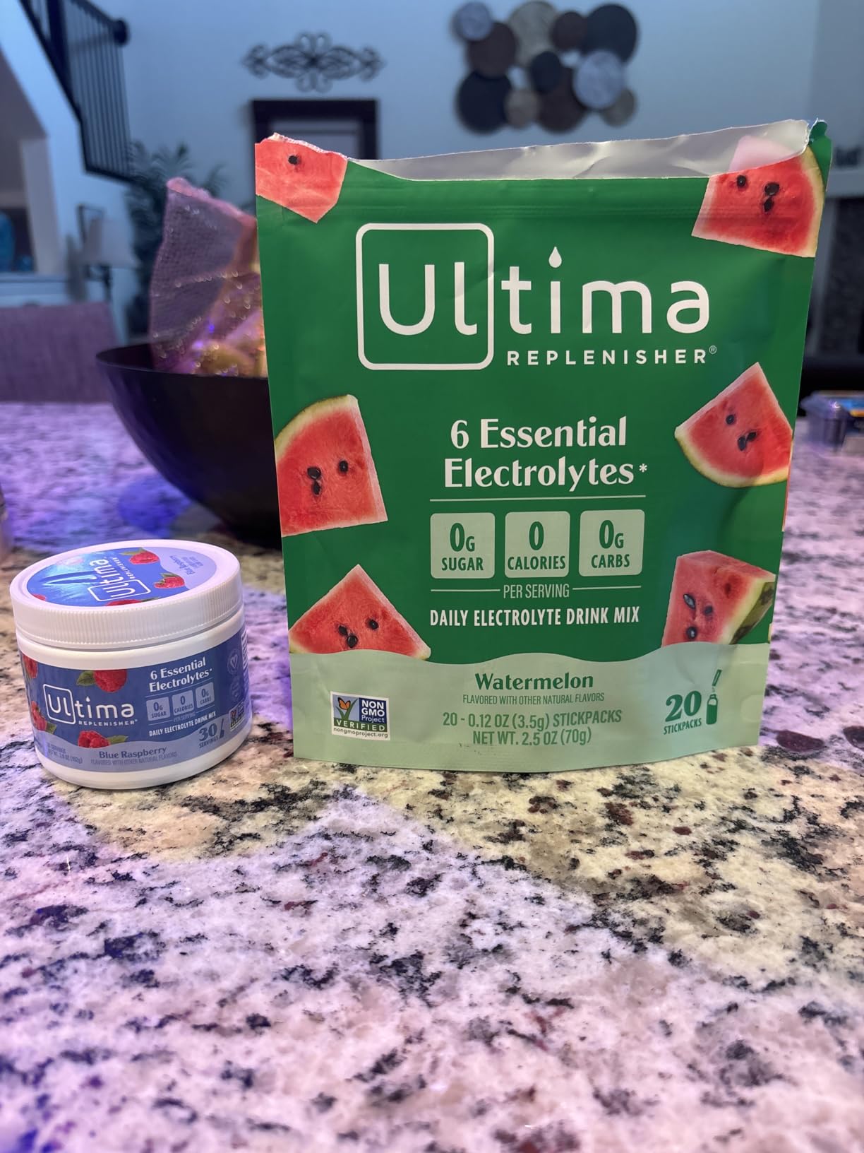 Ultima Replenisher Daily Electrolyte Powder - Original Variety Pack, 20 Stickpacks - Zero Sugar Hydration Packets with 6 Electrolytes and Minerals - Sugar Free, Plant Based & Keto Friendly Drink Mix customer photo 1