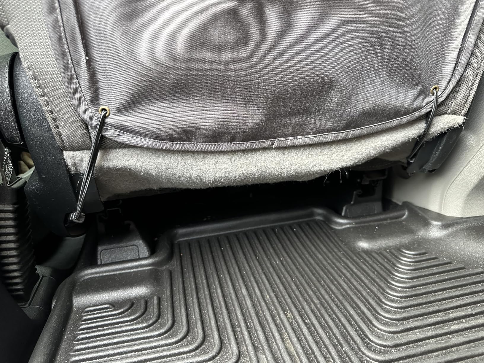 Carhartt Universal Nylon Duck Automotive Seat Back Organizer, Organization for Work and Kids, Black customer photo 2