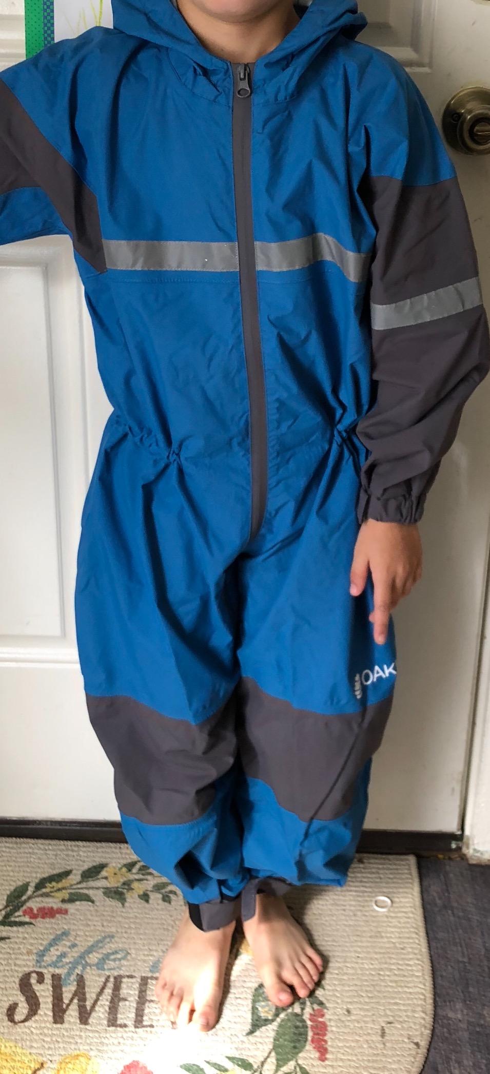 OAKI Rain and Trail Suit - The Ultimate Kids & Toddler Rain Suit for Boys & Girls - Perfect Muddy Buddy Rain Overalls Toddler customer photo 1