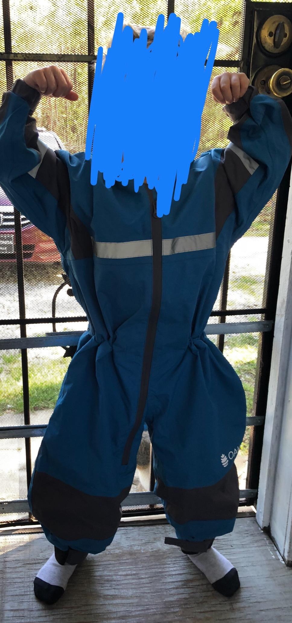 OAKI Rain and Trail Suit - The Ultimate Kids & Toddler Rain Suit for Boys & Girls - Perfect Muddy Buddy Rain Overalls Toddler customer photo 2