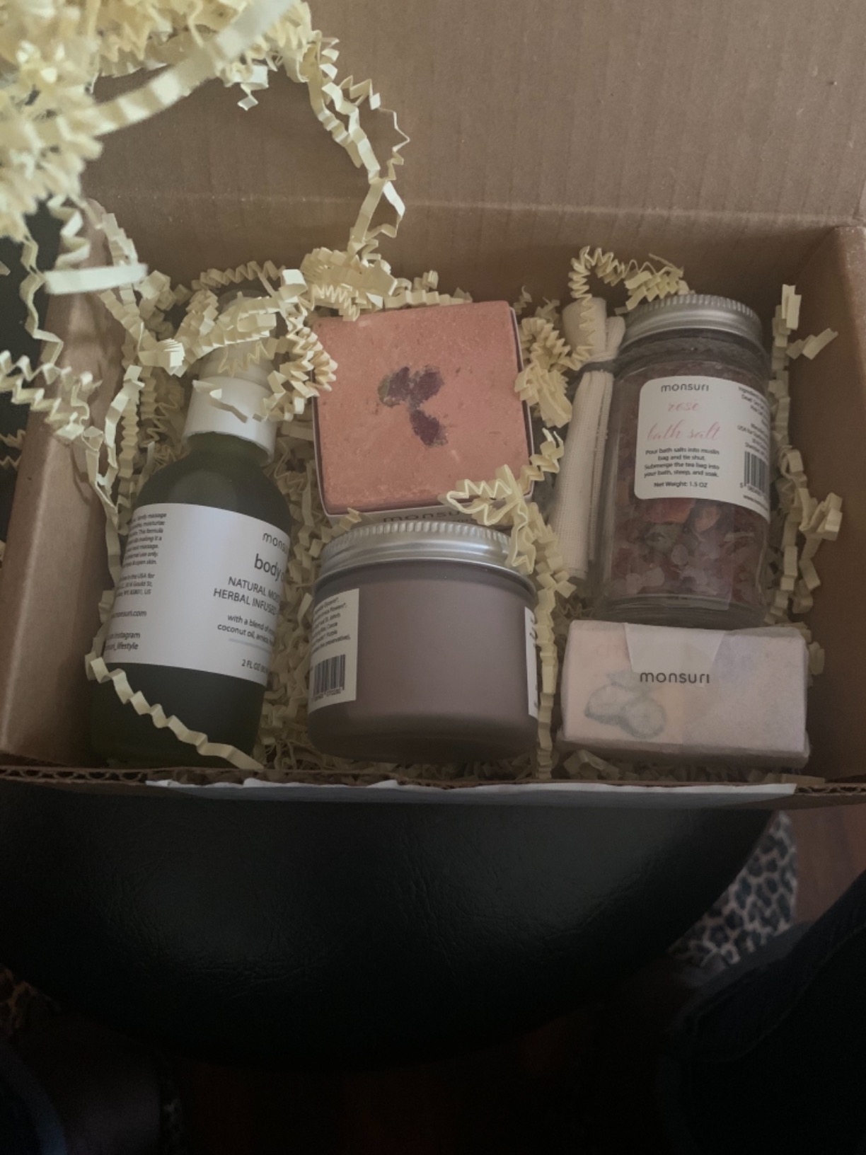 Self Care Gift Basket for Mom: New Mommy Care Package Pampering Gift Set with Bath Accessories and Natural Skincare Products. Our Spa Day Kit for Women is the ideal Birthday Gift Basket for her. customer photo 2