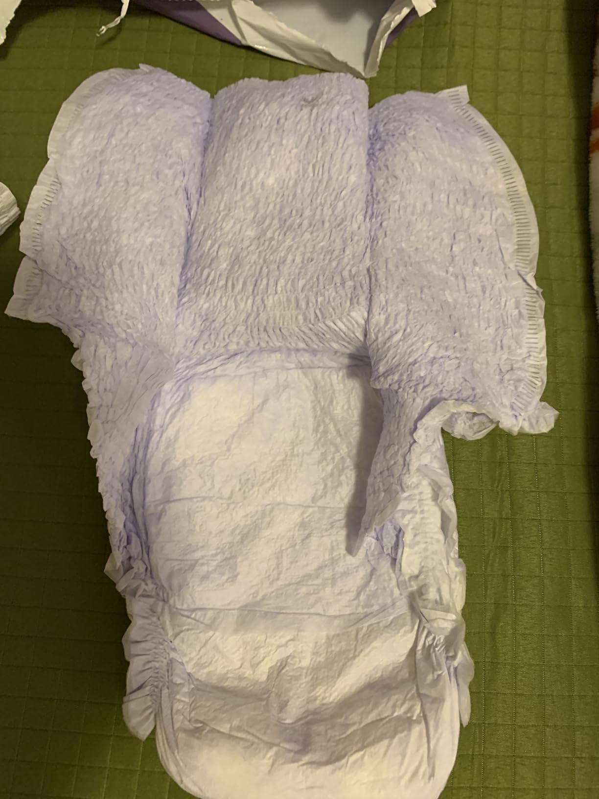 Amazon Basics Postpartum Incontinence Underwear for Women, Maximum Absorbency, Disposable, Fresh Protection, Odor Control, Comfortable Fit, Medium, Lavender, 20 Count customer photo 2