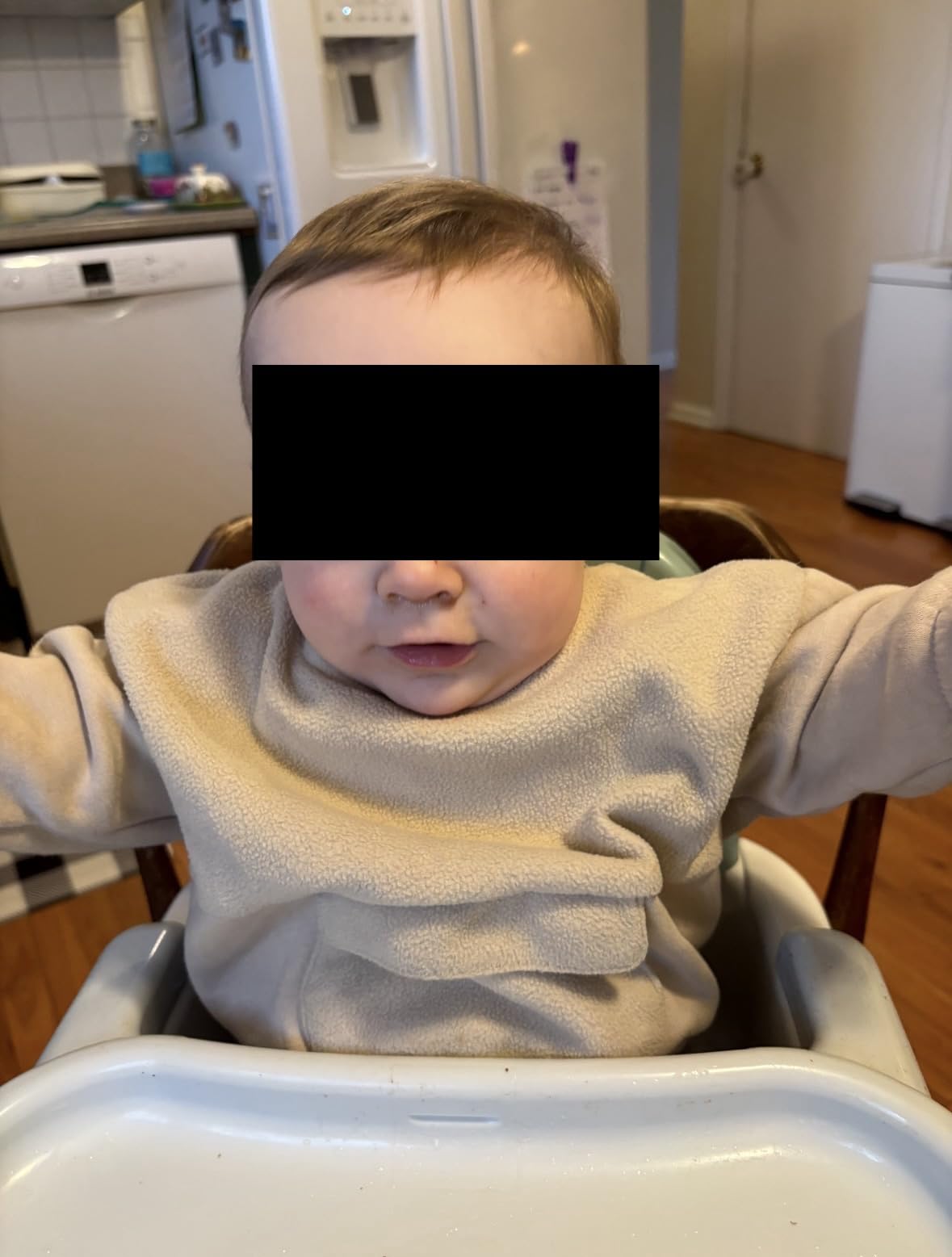 Bumkins Sleeved Bib for Girl or Boy, Baby and Toddler for 6-24 Mos, Essential Must Have for Eating, Feeding, Baby Led Weaning Supplies, Long Sleeve Mess Saving Food Catcher, Soft Fabric, Jungle customer photo 1