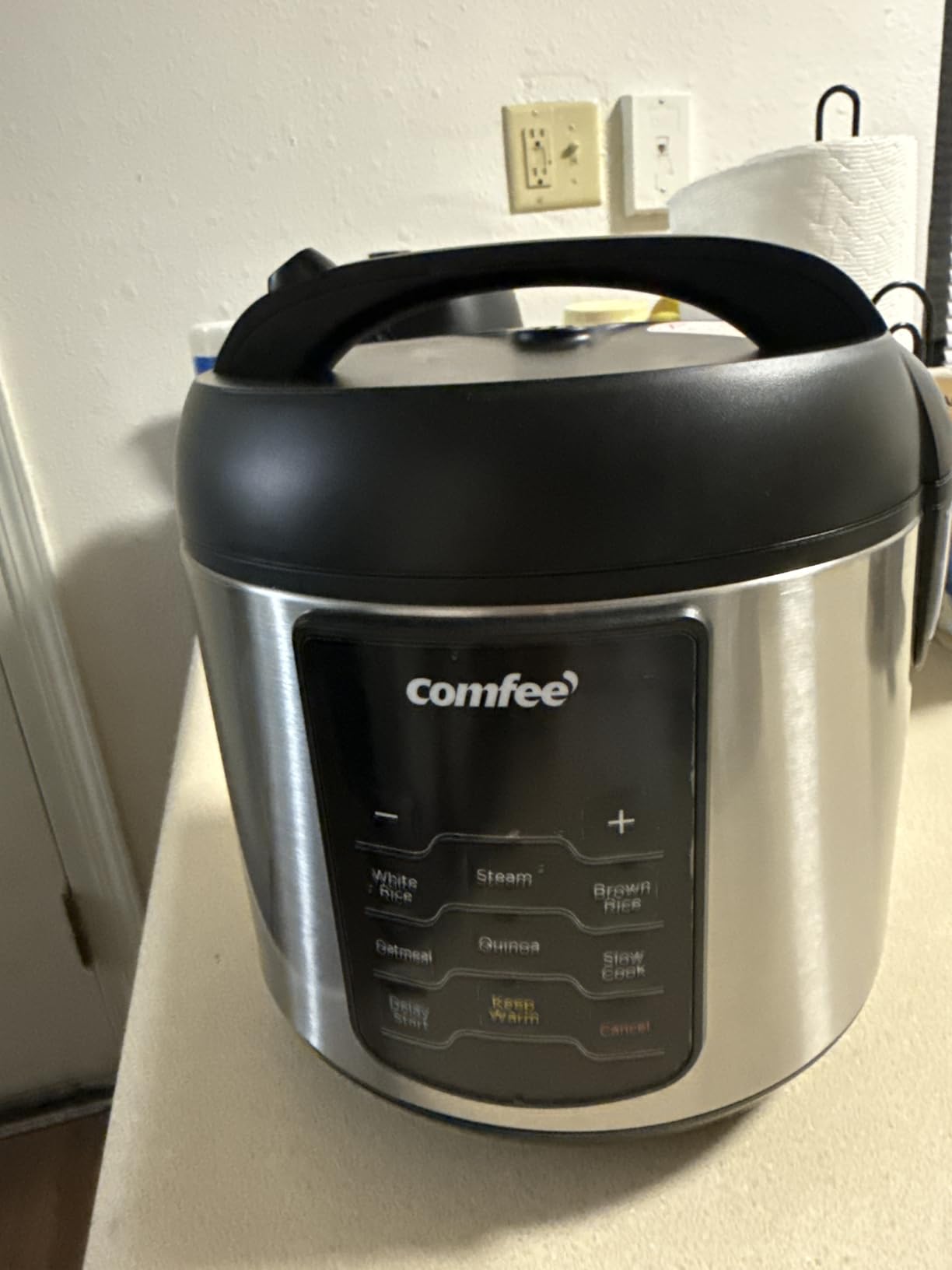 COMFEE' Rice Cooker 10 Cup Uncooked/20 Cup Cooked, Rice Maker, Steamer, Saute, and Warmer, 5.2 QT Large Capacity, 8 One-Touch Programs customer photo 2