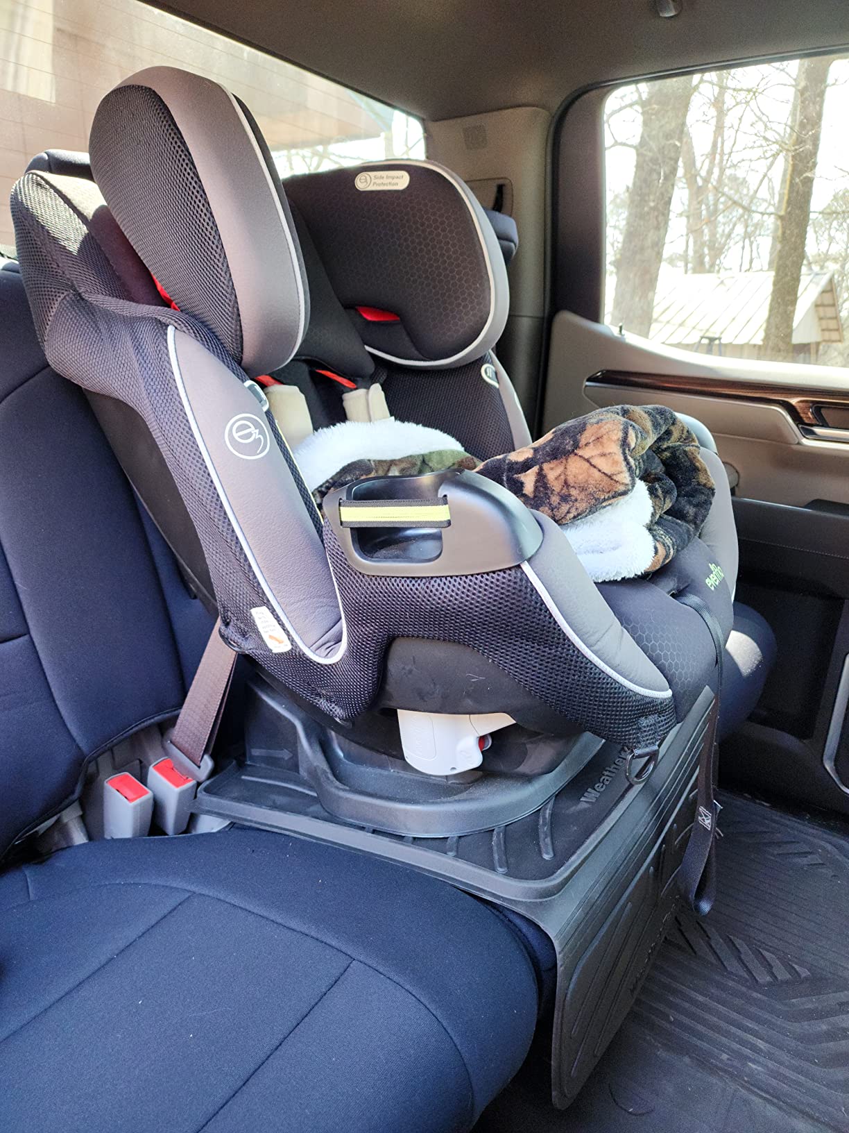 WeatherTech Child Car Seat Protector, Black customer photo 2