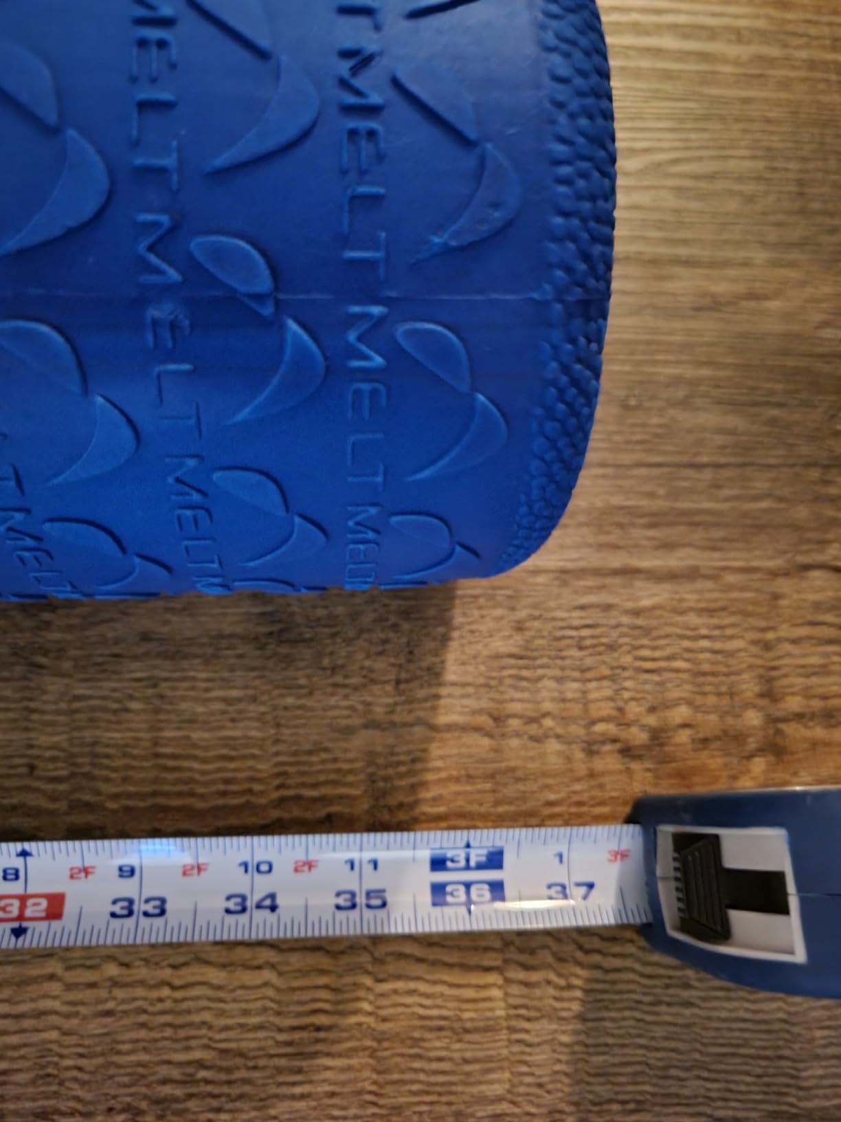 MELT Method 36 Inch Soft Foam Roller for Physical Therapy and Exercise Recovery - FasciaTherapy Technology - Low Density Exercise Foam Roller for Full Body Gentle Compression - Blue customer photo 1