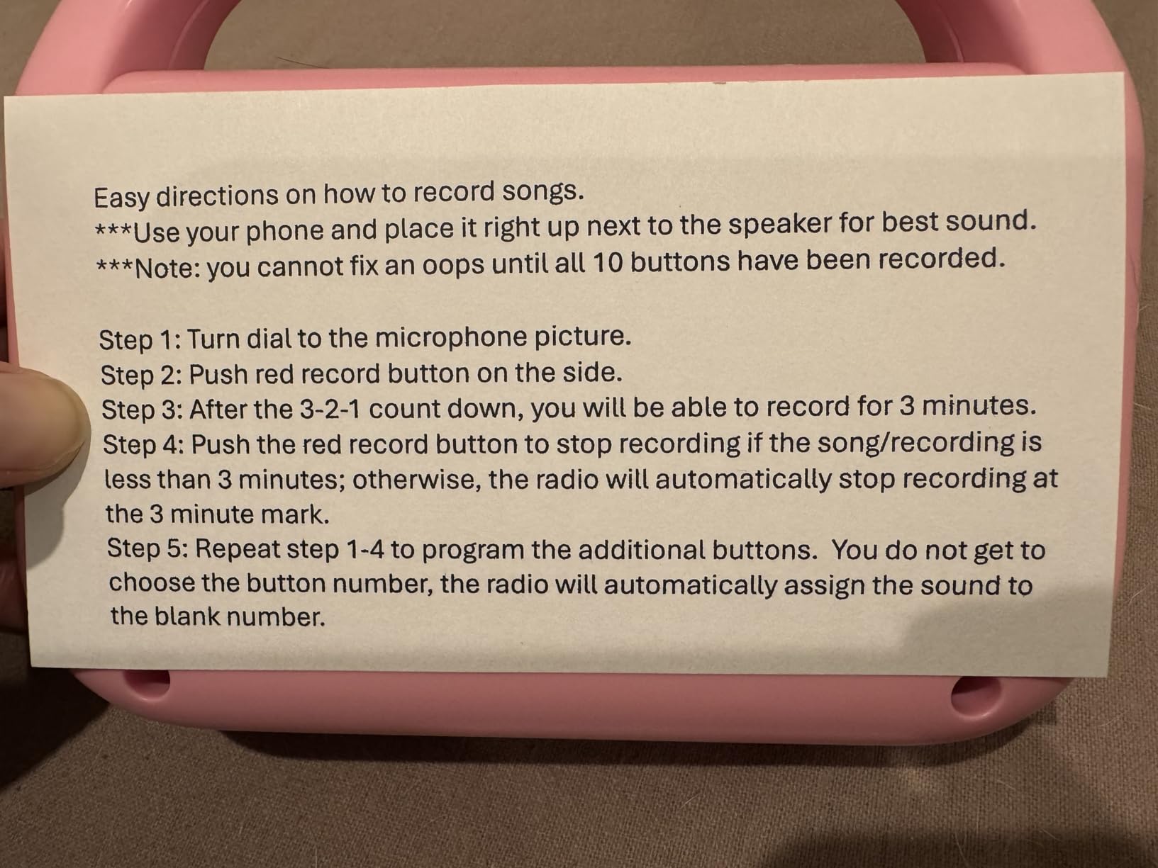 LeapFrog Let's Record! Music Player, Teal customer photo 1