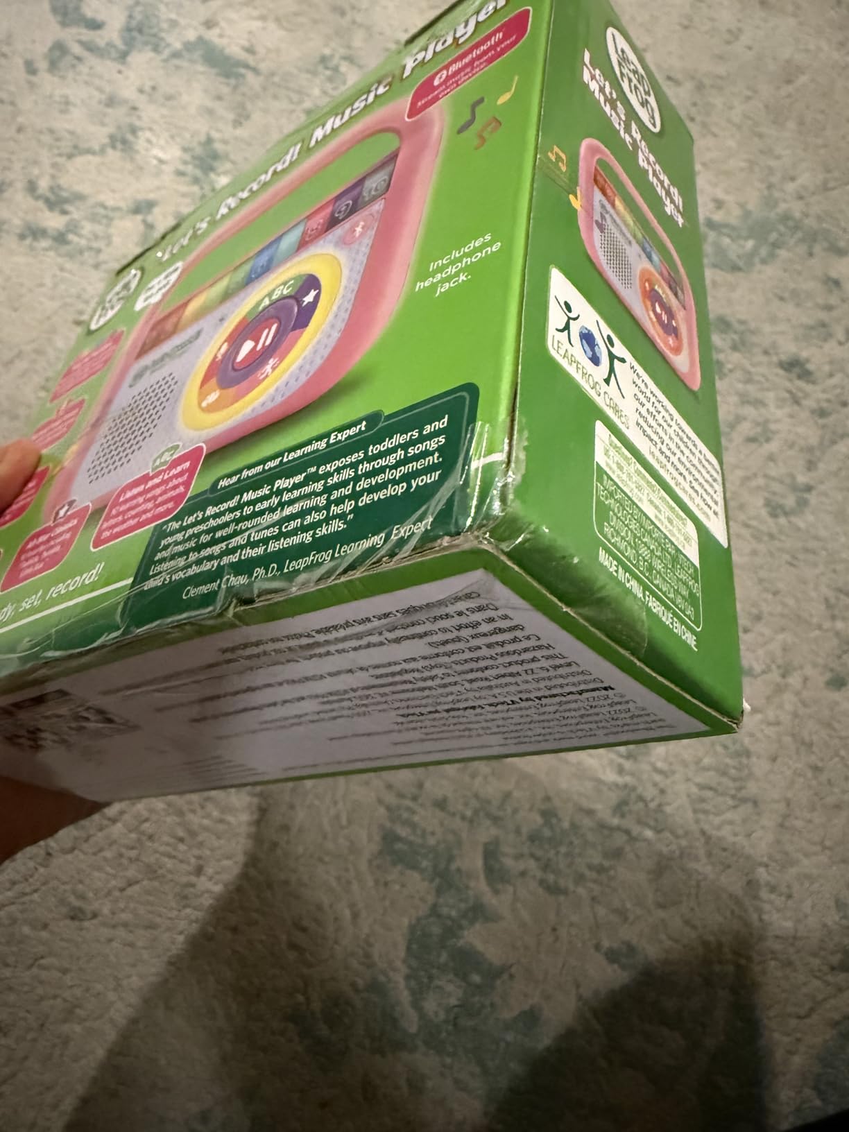 LeapFrog Let's Record! Music Player, Teal customer photo 2