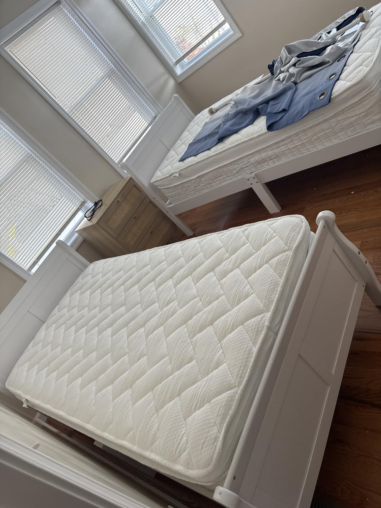 Harper & Bright Designs Solid Oak Wood Twin Bed Frame for Kids, Naturalista Kids Twin Platform Bed Frame with Headboard/Footboard/Wood Slat Support, No Box Spring Needed, Easy Assembly, Oak customer photo 1