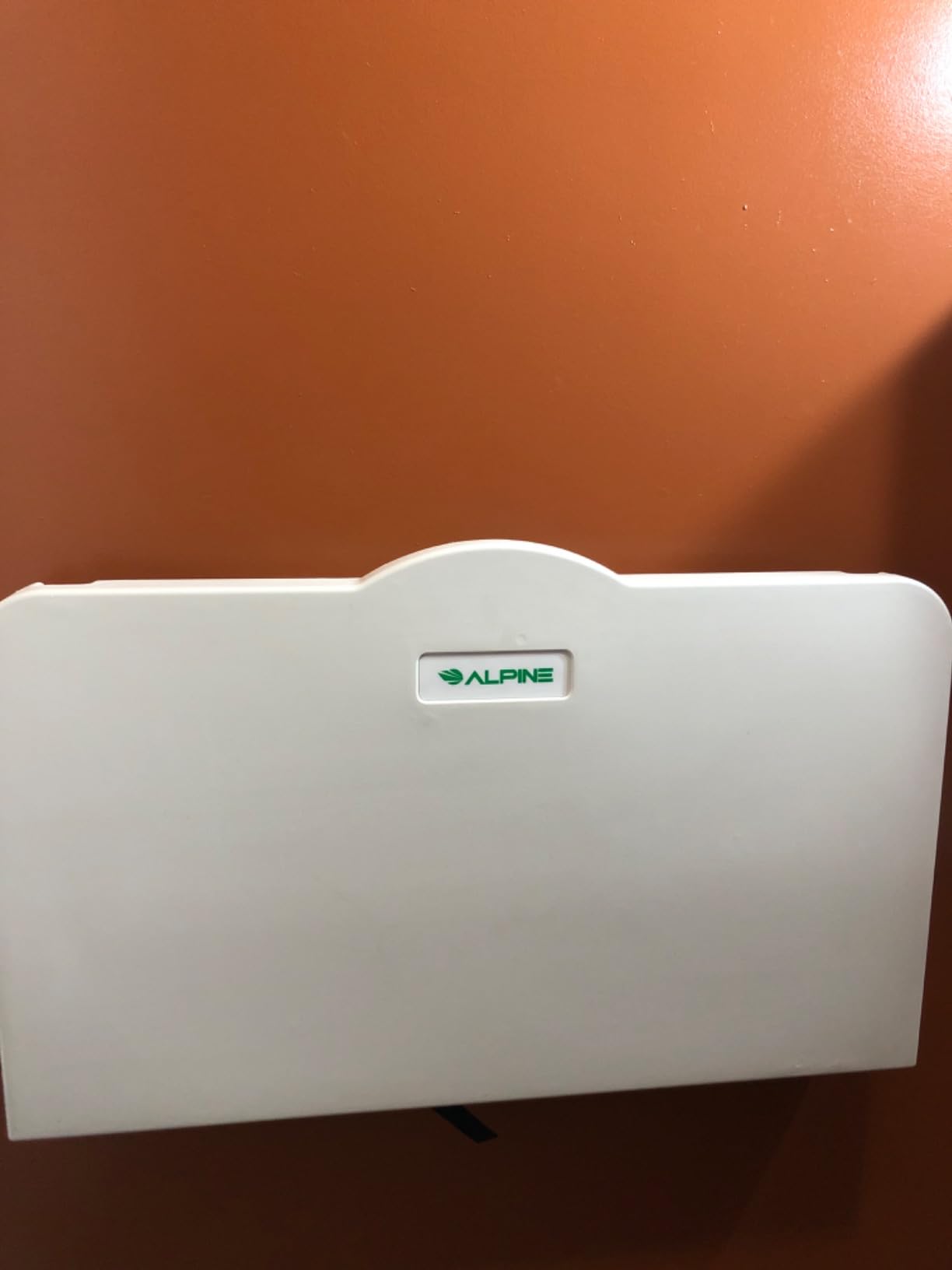 Alpine Wall Mounted Baby Changing Station - Horizontal Baby Changing Table Foldable Diaper Tables with Safety Strap for Commercial Bathroom, ADA Compliant (Hardware Included) White Gray customer photo 2