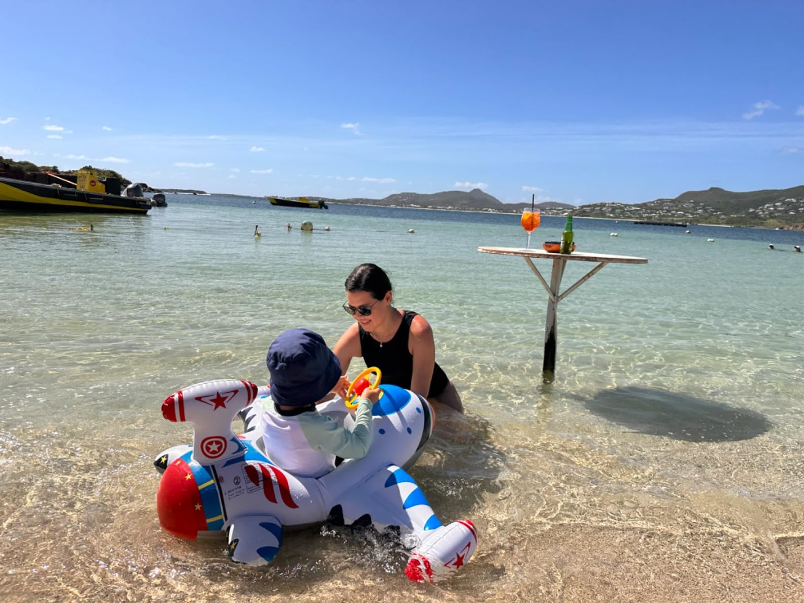 Swimbobo Toddler Pool Float with Seat Boat Inflatable Ride-on Car for Kids Outdoor Toys customer photo 2