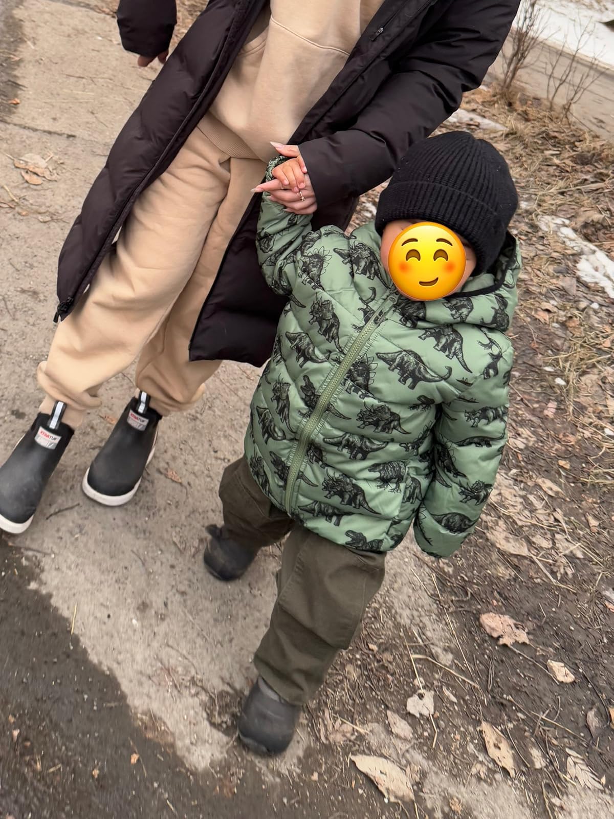 The Children's Place Baby and Toddler Boys' Medium Weight Wind-Resistant, Water-Resistant Puffer Jacket customer photo 1